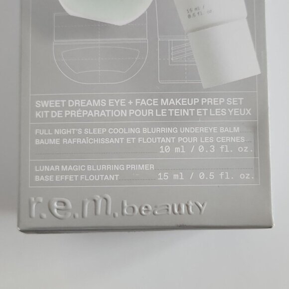 R.E.M. Beauty Sweet Dreams Eye Face 2 Piece Makeup Prep Set New NWT Lunar Magic - Picture 3 of 3